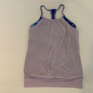 Ivivva (girls Lululemon) Light Purple Layered Tank, Size 14